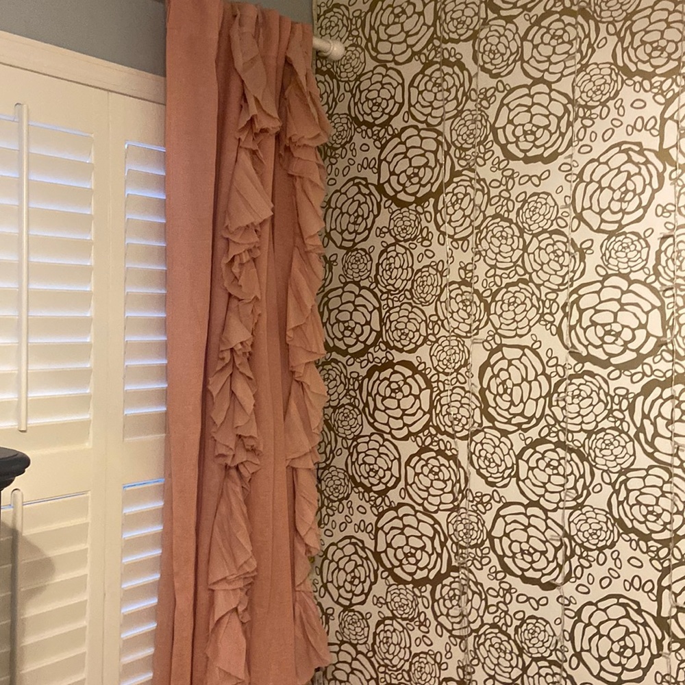 Anthropologie Wandering Pleats Drapes
